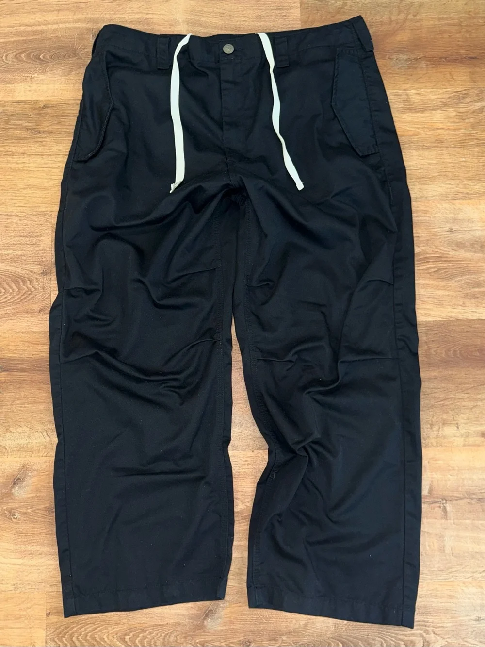 True Religion Wide Leg/Baggy Black Pants Size 40 Waist